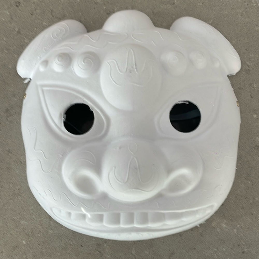 Lunar paper mask